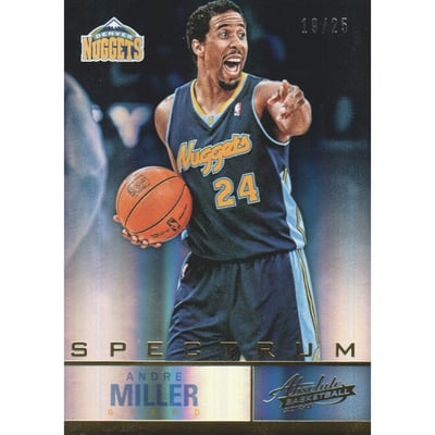 2012-13 Absolute Spectrum Gold #33 Andre Miller