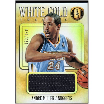 2013-14 Panini Gold Standard White Gold Threads #37 Andre Miller/199