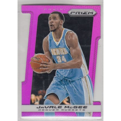 2013-14 Panini Prizm Prizms Purple Die Cut #52 JaVale McGee