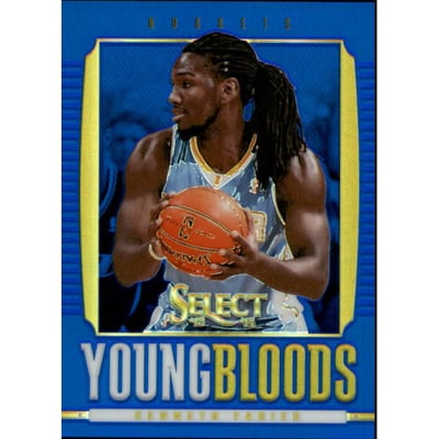 2013-14 Select Young Bloods Prizms Blue #7 Kenneth Faried