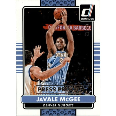 2014-15 Donruss Press Proofs Silver #8 JaVale McGee