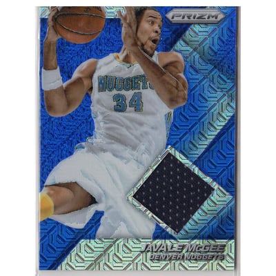 2014-15 Panini Prizm Jerseys Prizms Blue Mojo #47 JaVale McGee