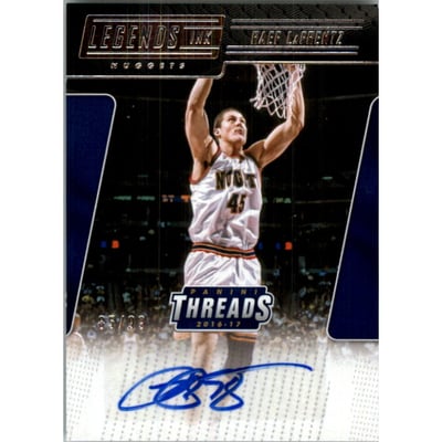 2016-17 Panini Threads NBA Legends Ink #25 Raef LaFrentz/99