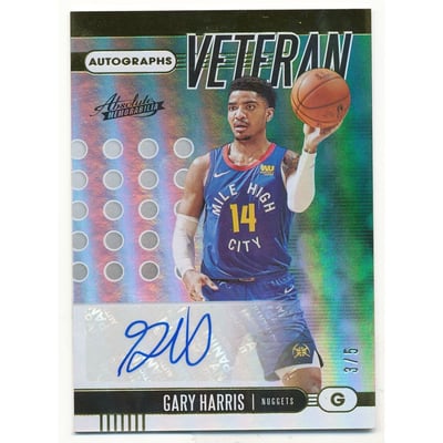 2019-20 Absolute Memorabilia Veteran Autographs Level 1 #30 Gary Harris