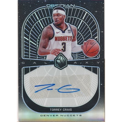 2019-20 Panini Obsidian Galaxy Autographs #38 Torrey Craig/99