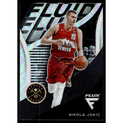 2020-21 Panini Flux Fluid Silver #3 Nikola Jokic