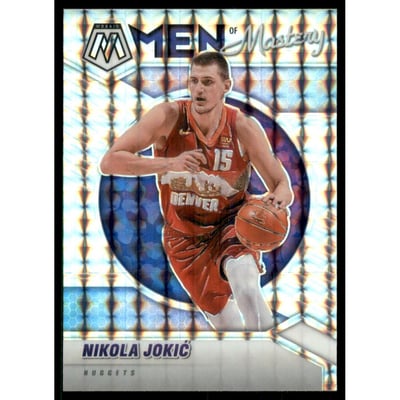 2020-21 Panini Mosaic Men of Mastery Mosaic #12 Nikola Jokic