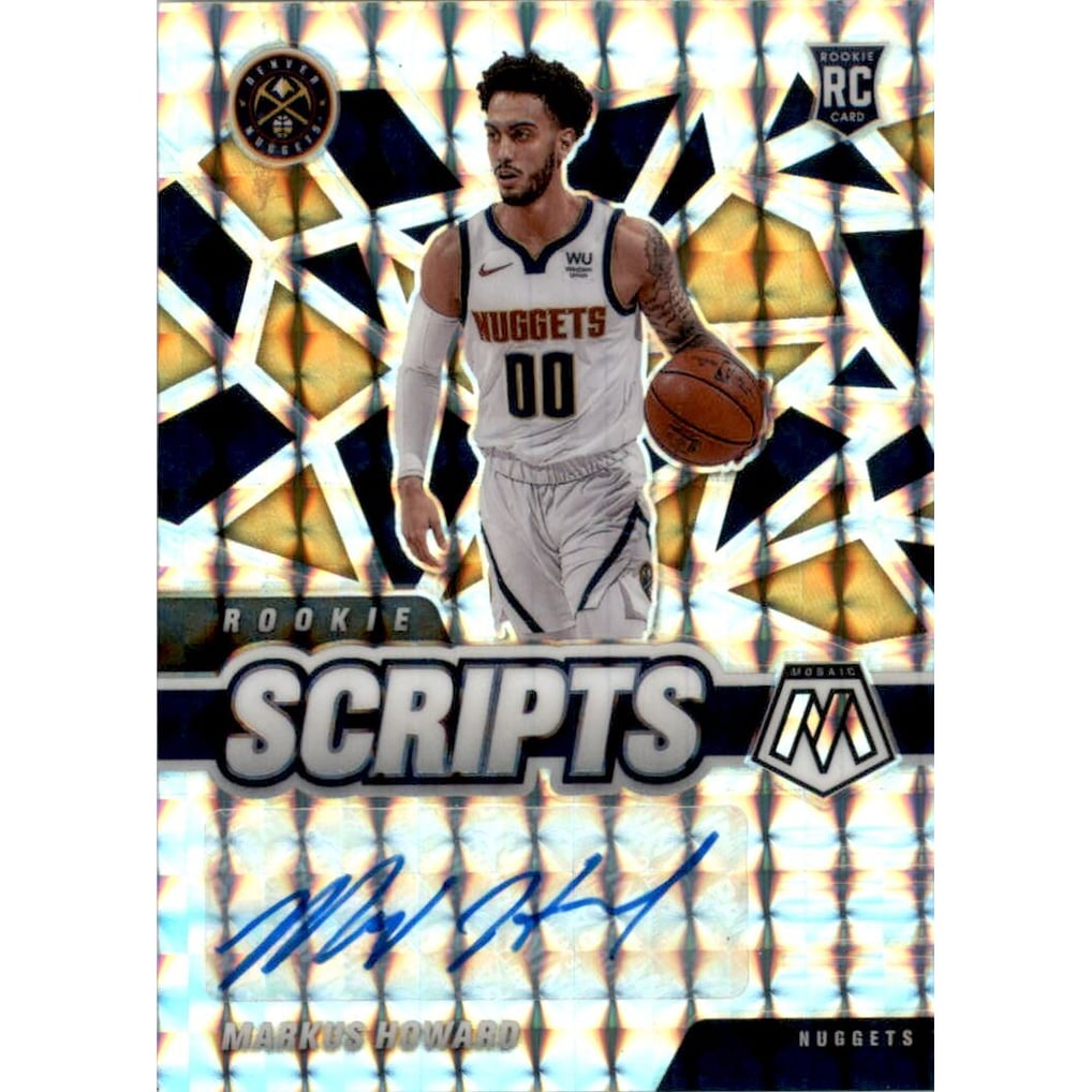 2020-21 Panini Mosaic Rookie Scripts #1 Markus Howard