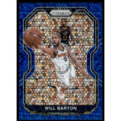 2020-21 Panini Prizm Prizms Fast Break Blue #79 Will Barton