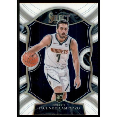 2020-21 Select Prizms White #83 Facundo Campazzo