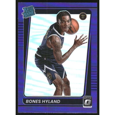 2021-22 Donruss Optic Purple #194 Bones Hyland
