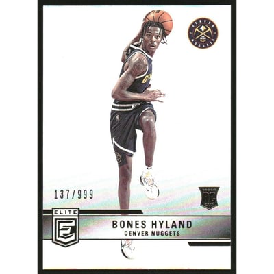 2021-22 Elite #223 Bones Hyland RC