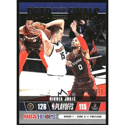 2021-22 Hoops Road to the Finals #40 Nikola Jokic/2021