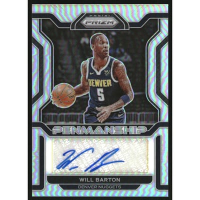 2021-22 Panini Prizm Penmanship Prizms Silver #7 Will Barton