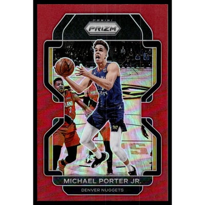 2021-22 Panini Prizm Prizms Red #164 Michael Porter Jr.