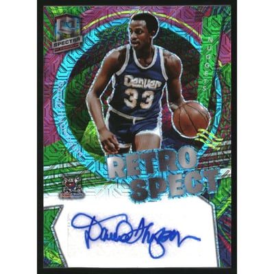 2021-22 Panini Spectra RetroSpect Autographs Meta #20 David Thompson/25