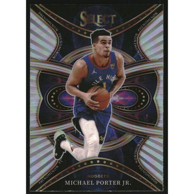 2021-22 Select Phenomenon Prizms Silver #25 Michael Porter Jr.