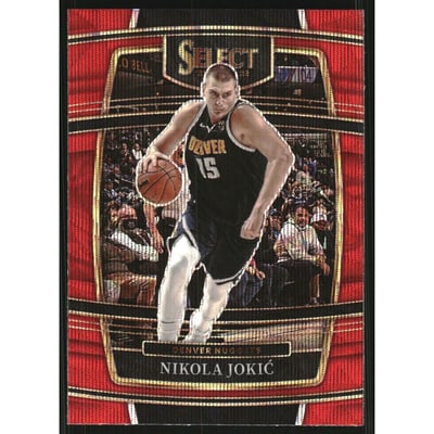 2021-22 Select Prizms Red Wave #82 Nikola Jokic