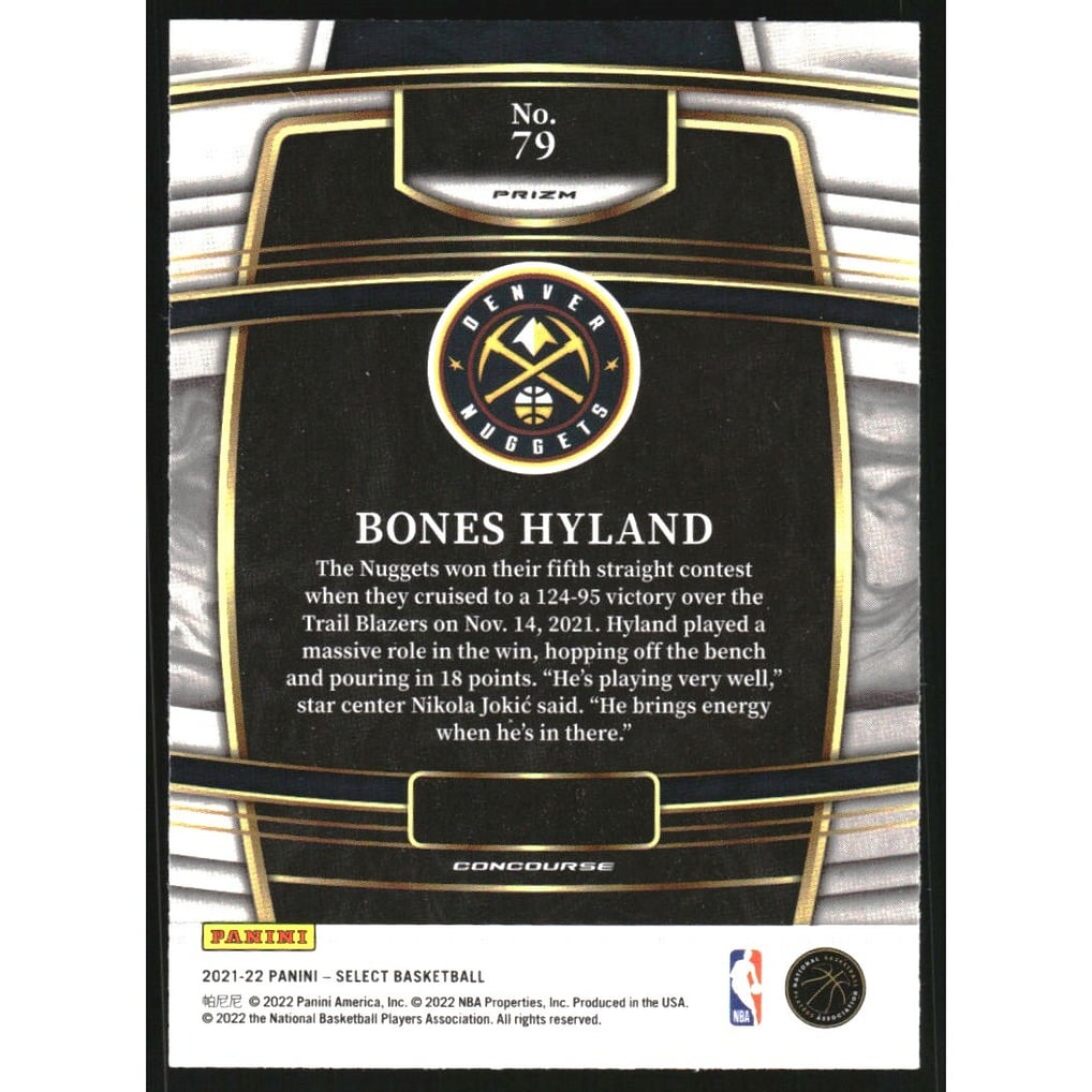 2021-22 Select Prizms Scope #79 Bones Hyland