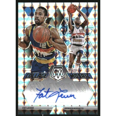 2022-23 Panini Mosaic Collage Autographs Mosaic #12 Fat Lever