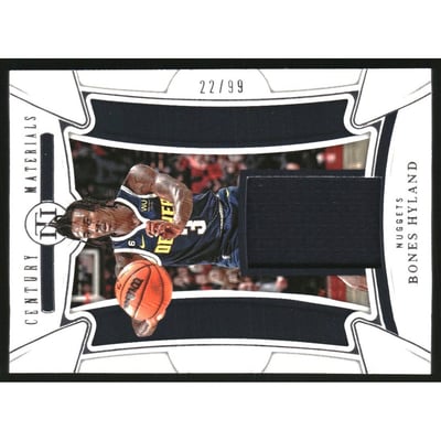 2022-23 Panini National Treasures Century Materials #26 Bones Hyland