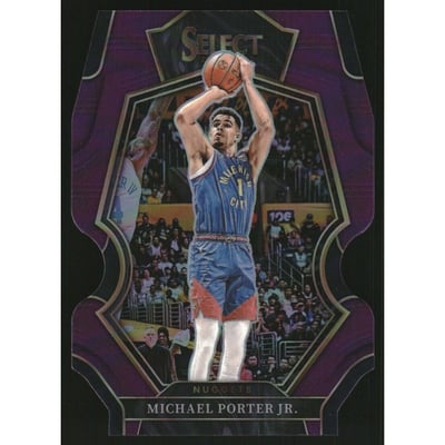 2022-23 Select Prizms Purple Die Cut #114 Michael Porter Jr.