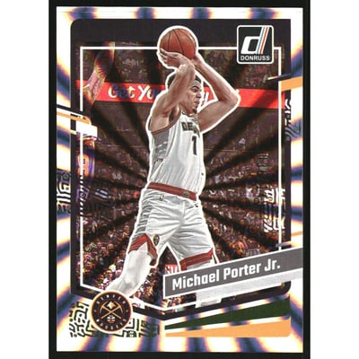 2023-24 Donruss Holo Laser #154 Michael Porter Jr.