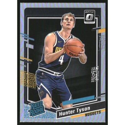 2023-24 Donruss Optic Holo #201 Hunter Tyson RR