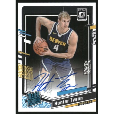 2023-24 Donruss Optic #292 Hunter Tyson RR AU