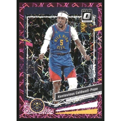2023-24 Donruss Optic Pink Velocity #121 Kentavious Caldwell-Pope