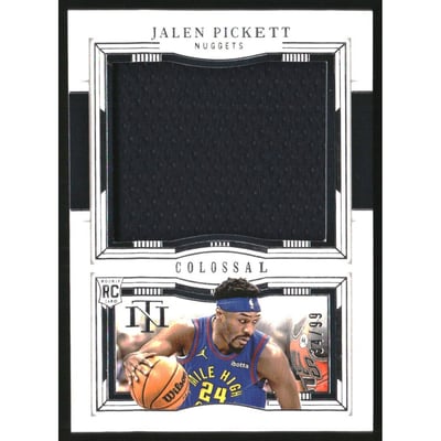 2023-24 Panini National Treasures Colossal Rookie Materials #11 Jalen Pickett