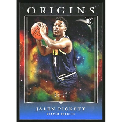 2023-24 Panini Origins Blue #67 Jalen Pickett