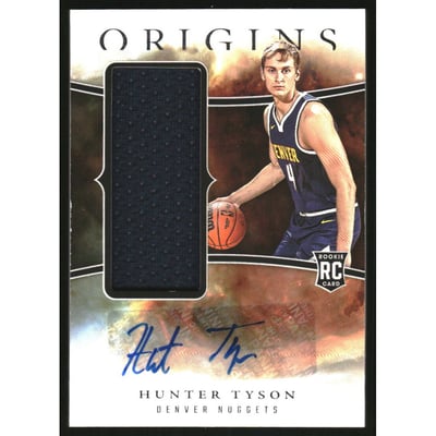 2023-24 Panini Origins Rookie Jersey Autographs #40 Hunter Tyson