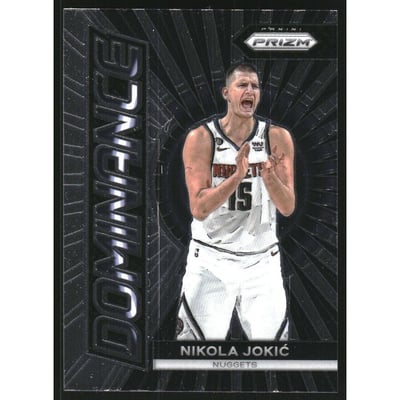 2023-24 Panini Prizm Dominance Prizms Green #10 Nikola Jokic