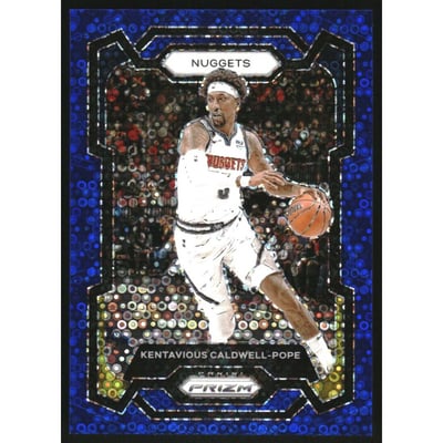 2023-24 Panini Prizm Prizms Fast Break Blue #80 Kentavious Caldwell-Pope
