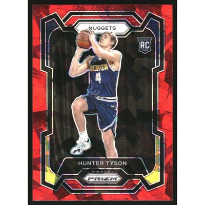 2023-24 Panini Prizm Prizms Red Ice #171 Hunter Tyson