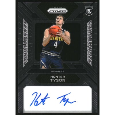 2023-24 Panini Prizm Sensational Signatures #15 Hunter Tyson