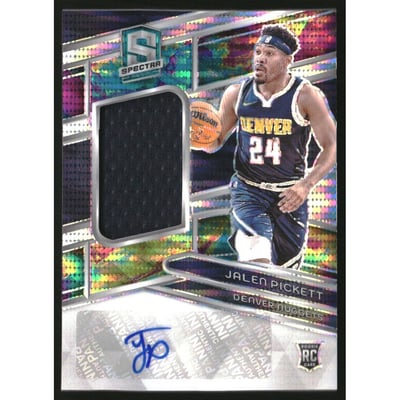 2023-24 Panini Spectra Celestial #234 Jalen Pickett JSY AU/99