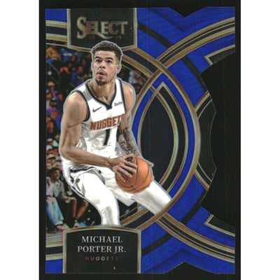 2023-24 Select Prizms Blue Die-Cut #178 Michael Porter Jr.