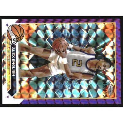 2023-24 Topps Chrome Purple Geometric Refractors #26 Alex English