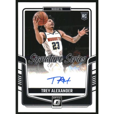2024-25 Donruss Optic Signature Series #59 Trey Alexander