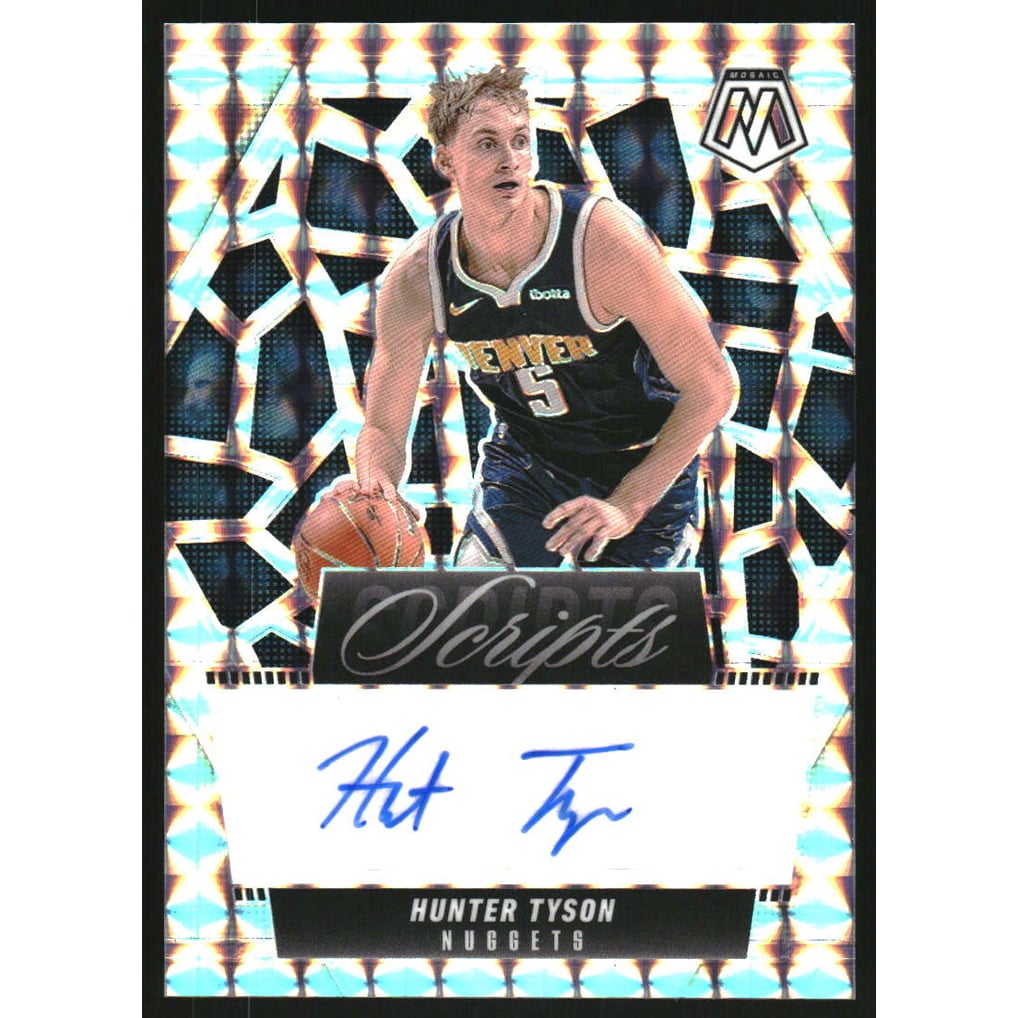 2024-25 Panini Mosaic Scripts #52 Hunter Tyson