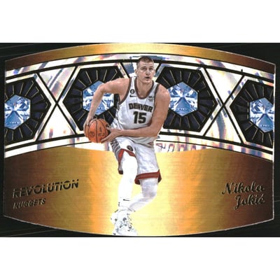 2024-25 Panini Revolution Ring Bearers Fractal #4 Nikola Jokic