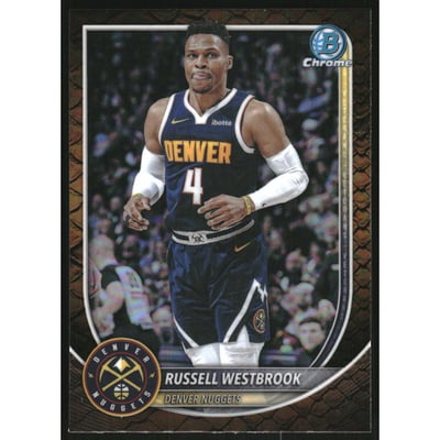 2025-26 Bowman Chrome Reptilian Refractors #BCV102 Russell Westbrook