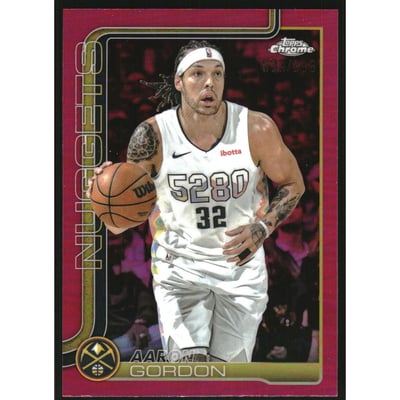 2025-26 Topps Chrome Magenta Refractors #100 Aaron Gordon