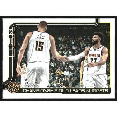 2025-26 Topps Rainbow Foilboard #286 5280!/Nikola Jokic/Jamal Murray