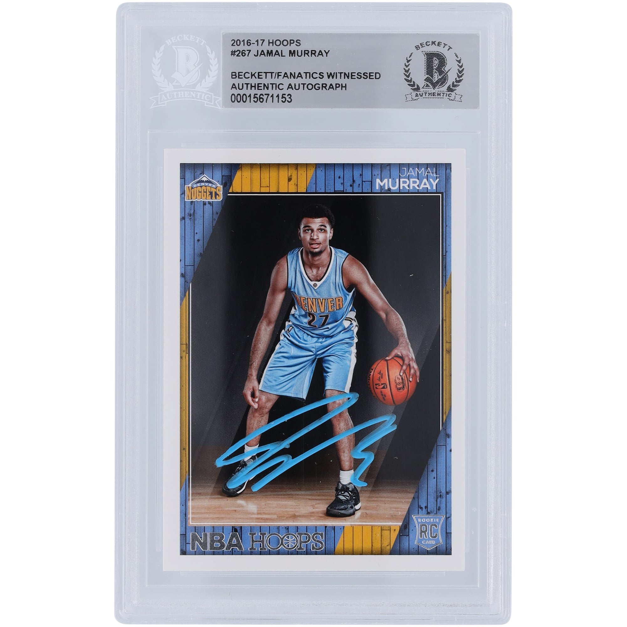 GEN10】 Jamal Murray 2016-17 Panini Prizm RC #175 Orange Prizm(/49 