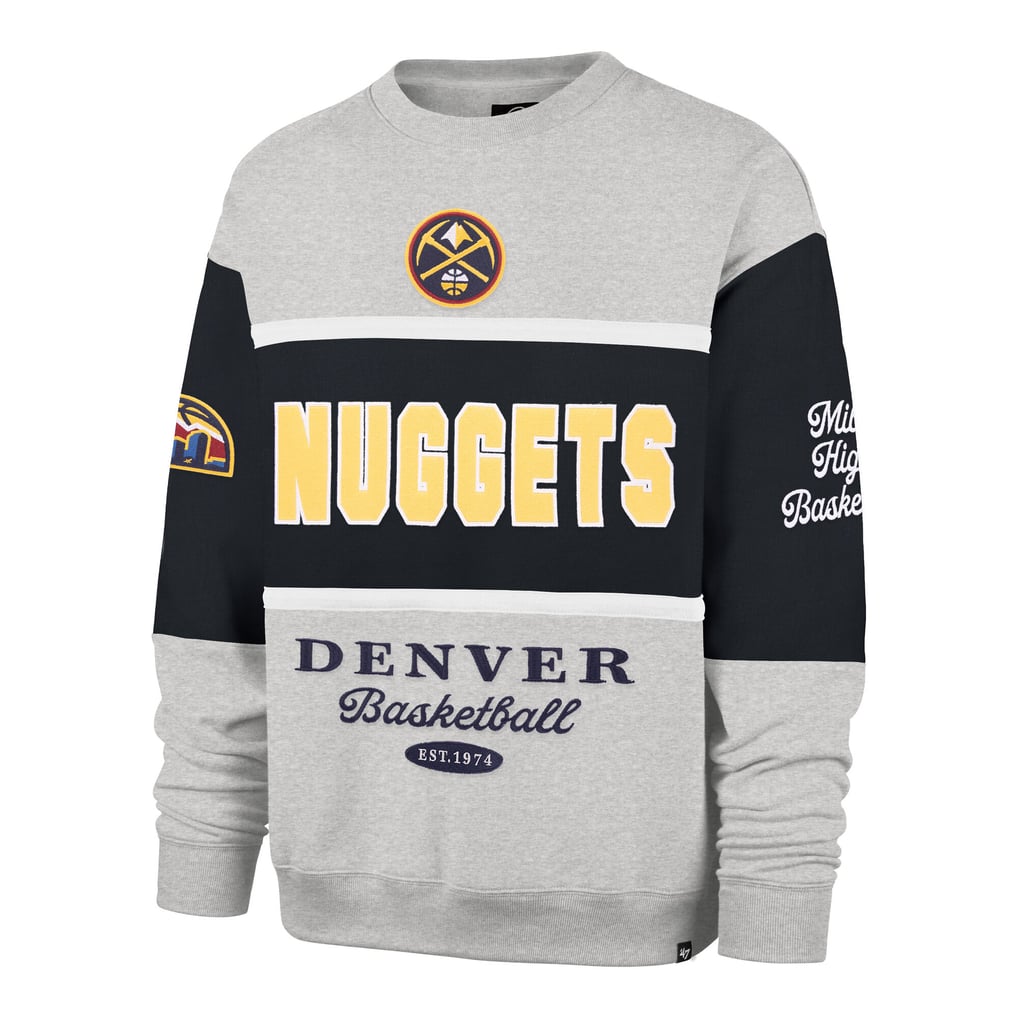 Denver Nuggets '47 Blockfield Maximalist Sweatshirt - Gray
