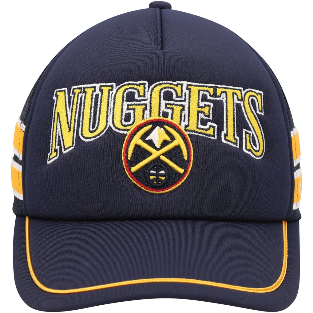 Denver Nuggets '47 Sidebrand Stripes Trucker Adjustable Hat - Navy