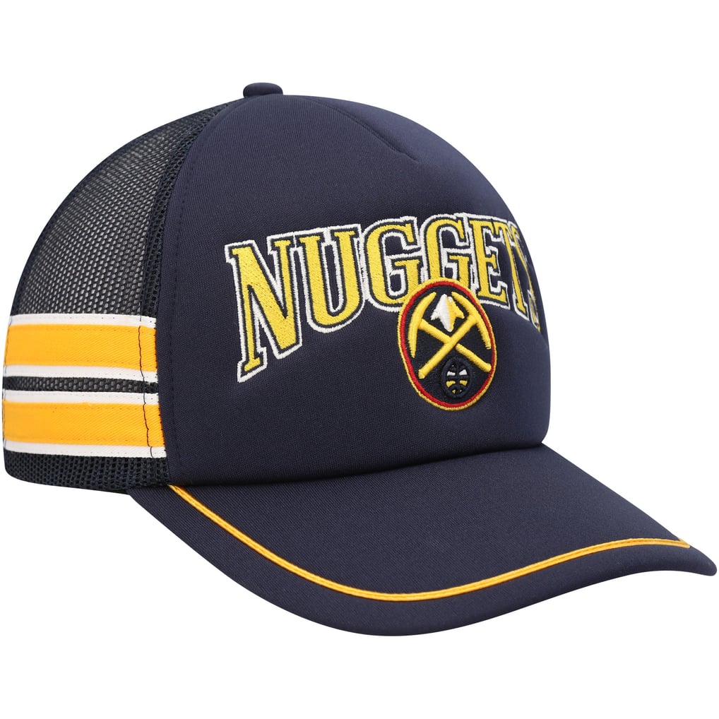 Denver Nuggets '47 Sidebrand Stripes Trucker Adjustable Hat - Navy